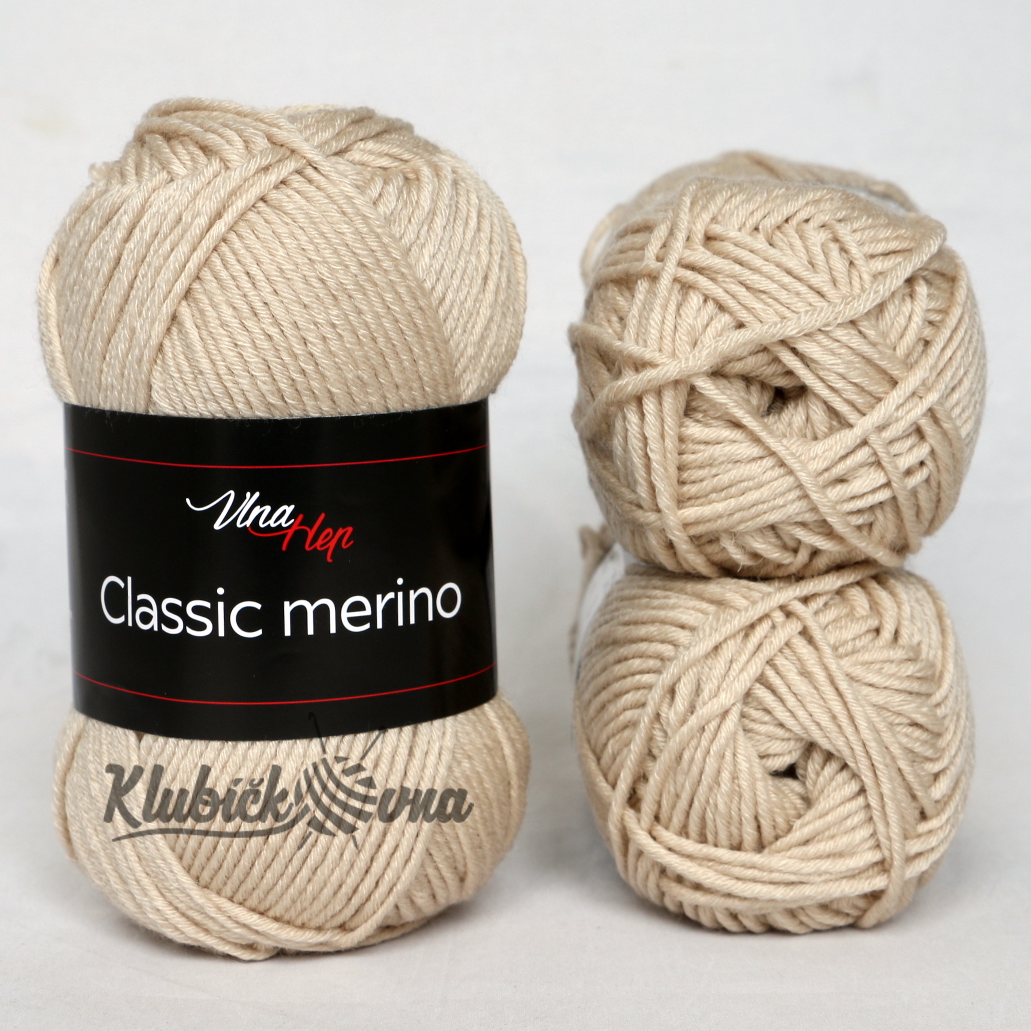 Příze Classic Merino 61020 bílá káva