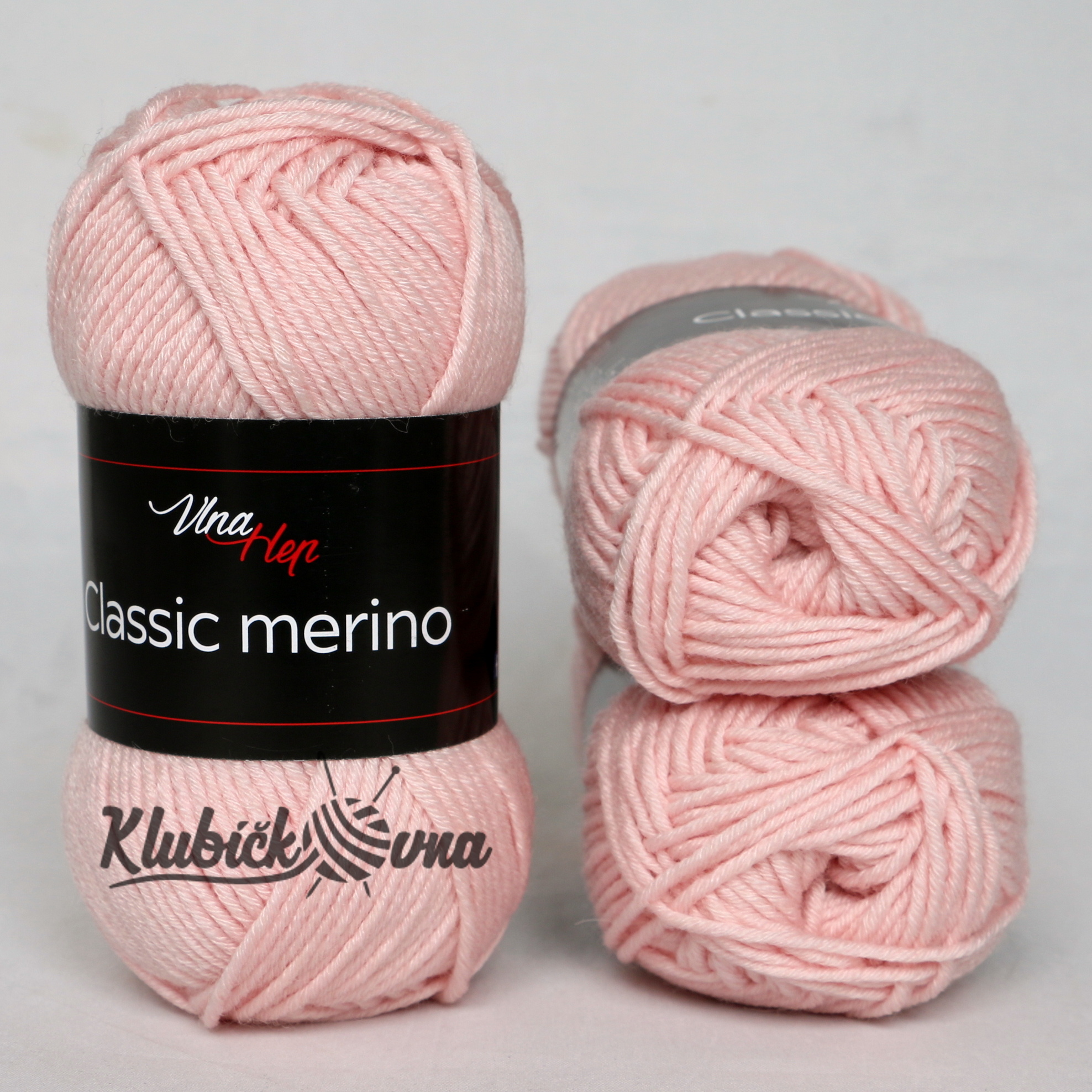 Příze Classic Merino 61061 pudrově růžová