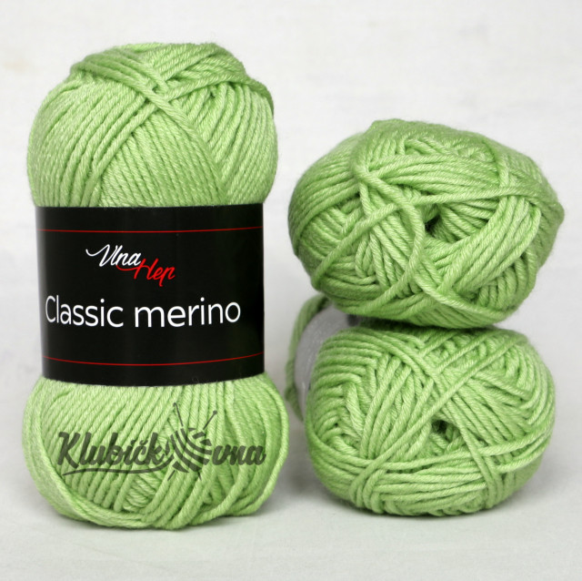 Příze Classic Merino 61304 světle zelená