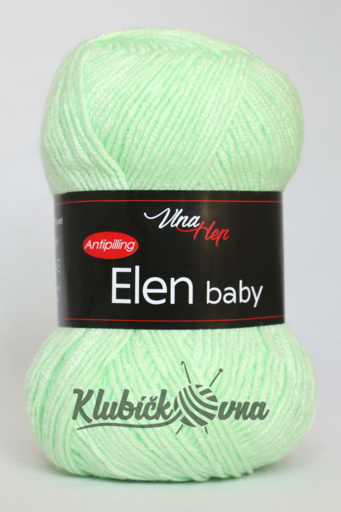 Příze Elen Baby 4158 pastelově zelená