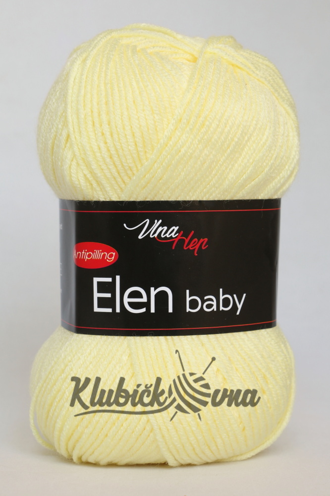 Příze Elen Baby 4175 pastelově žlutá