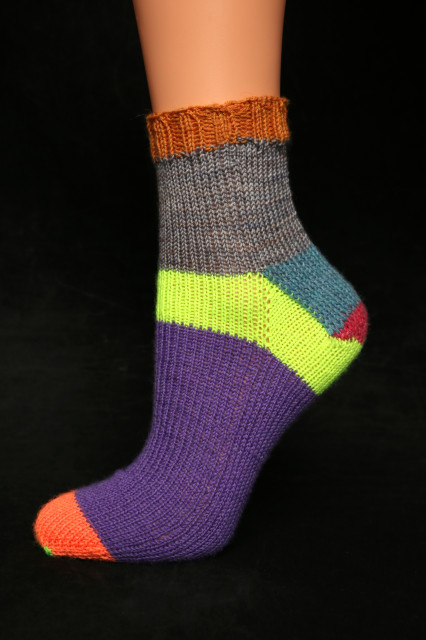 Lekce pletení ponožek v Chomutově, 2x 2 hodiny