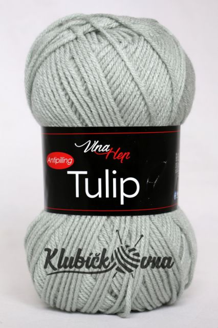 Příze Tulip 4435 stříbřitě šedá