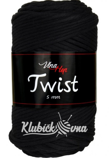 Příze Twist 8001 černá