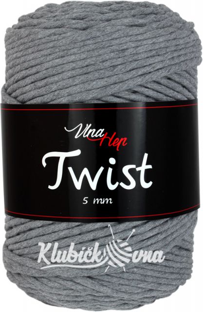 Příze Twist 8235 šedá