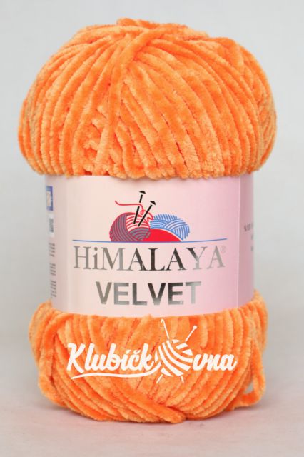 Příze Velvet 90016 oranžová