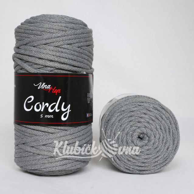 Příze Cordy 5 mm 8235 šedá