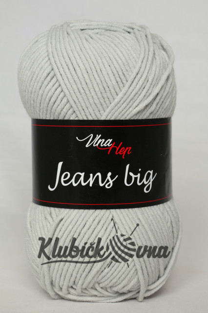 Příze Jeans Big 8230 světle šedá