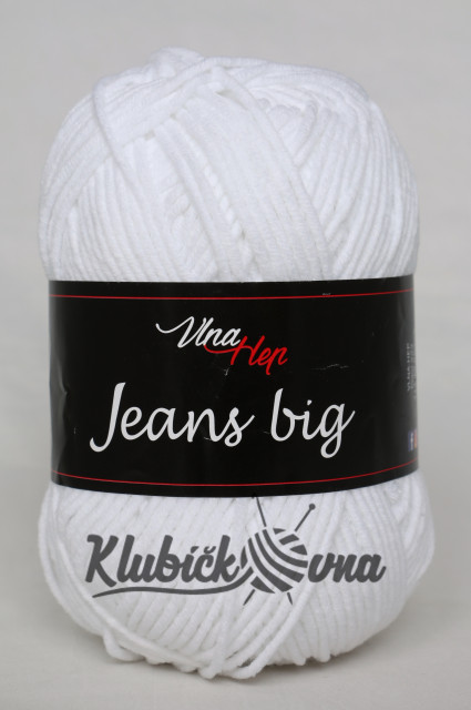 Příze Jeans Big 8002 bílá