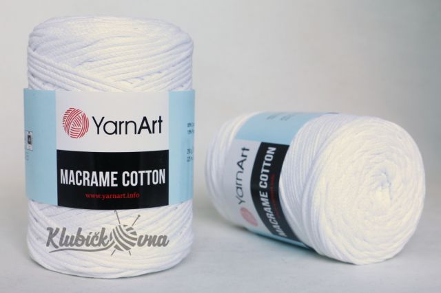 Příze Macrame Cotton 751 bílá