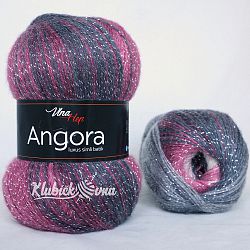 Příze Angora Luxus Simli Batik 5726
